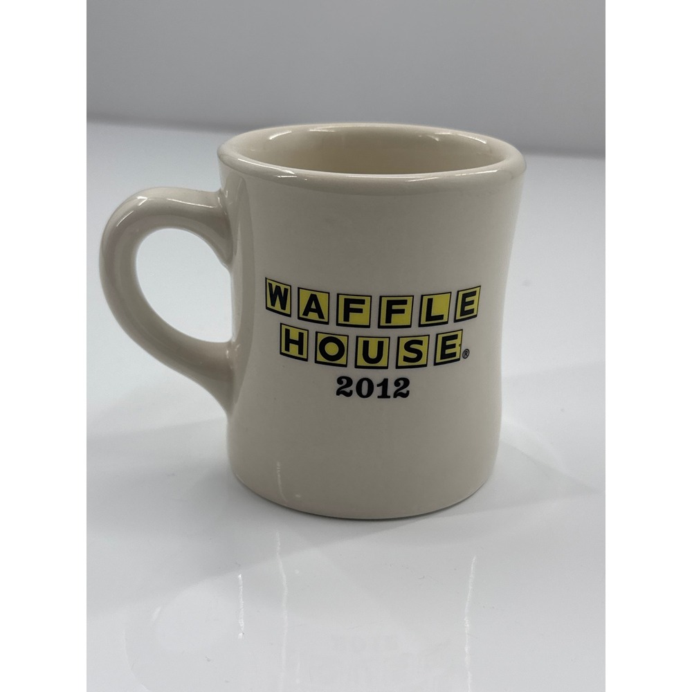 Waffle House 2012 Coffee Mug Diner Style Ceramic Cream Restaurant Memorabilia